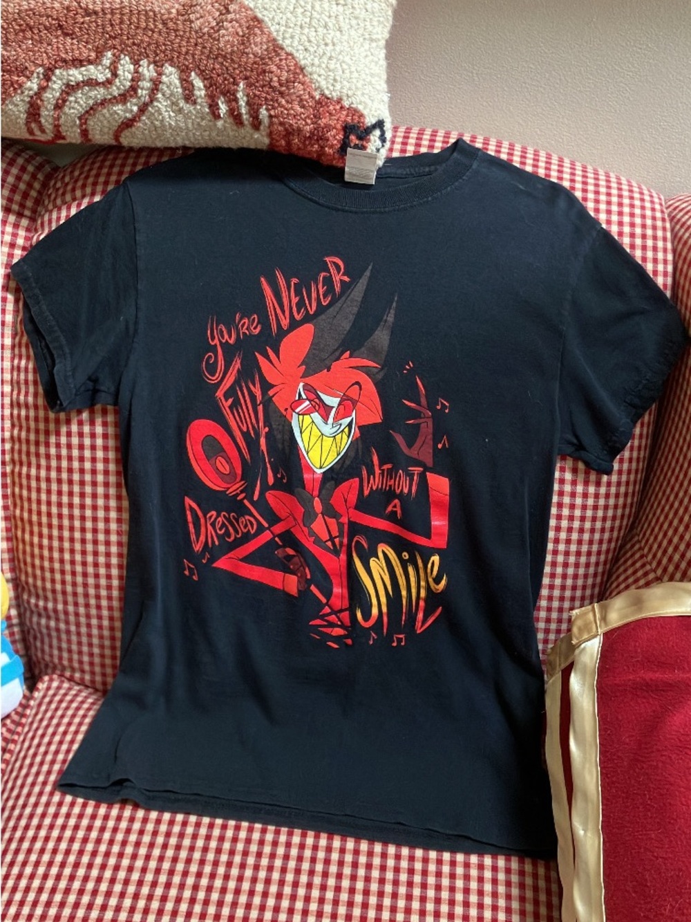 Small Hazbin Hotel Alastor PILOT SharkRobot T-Shirt